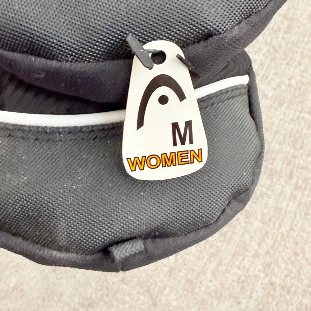 Head Women Mittens Outlast‎ Tech Adjustable Wrist Strap Medium Black Winter Ski